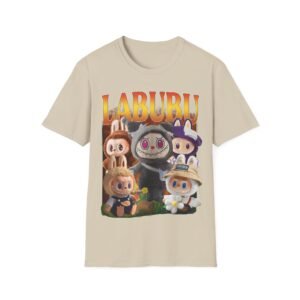 Step Into the Magic – Labubu’s Whimsical Cartoon Tee for Dreamers