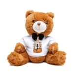 Cute Halloween Teddy Bear with T-Shirt, Adorable Gift, Seasonal Decoration, Plush Toy for Kids, Cozy Home Decor